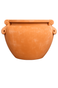 Große etruskische Vase - frostsicher
